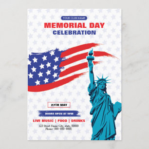 Invitation Flyer du Memorial Day