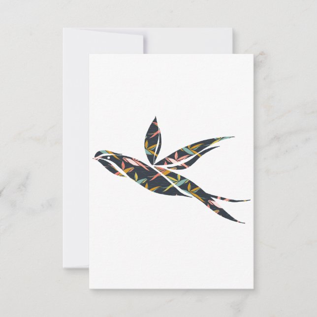 Invitation Flying swallow (Devant)