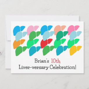 Invitation Foie personnalisé