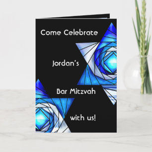 Invitation Folded Modern Bar Mitzvah