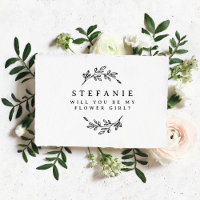 Foliage Noir Wreath Serez-Vous Ma Fille Fleur