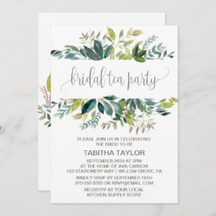 Invitation Folift Bridal Tea Party