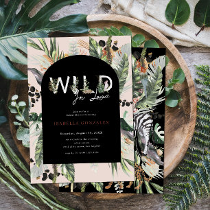 Invitation Folle Amour   Jungle Enterrement
