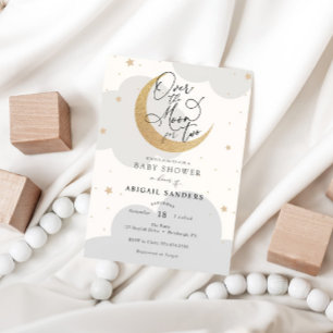 Invitation Folle de joie pour la Baby Shower de jumeaux