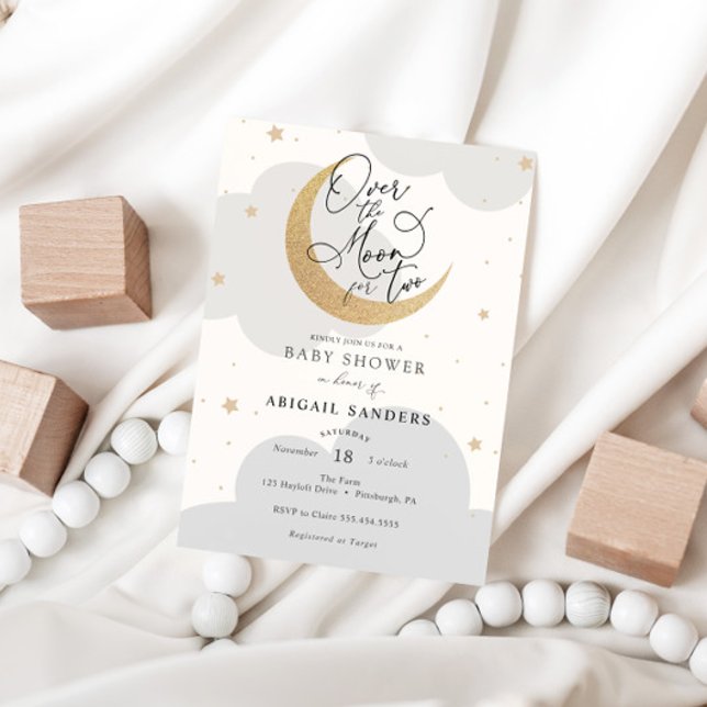 Invitation Folle de joie pour la Baby Shower de jumeaux (Créateur téléchargé)