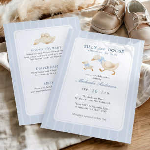Invitation Folle Oie Presque En Liberté Baby Shower