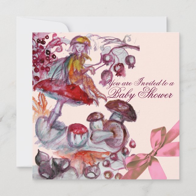 INVITATION FOLLET MAGIQUE, CHAMBRES À MOUCHER, DOUCHE DE PETI (Devant)