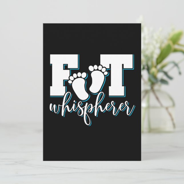 Invitation Foot Whisperer - Podiatriatre Podiatriste Foot Doc (Debout devant)