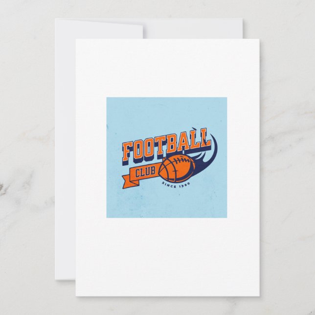 Invitation football (Devant)