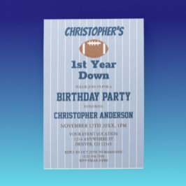 Invitation Football 1er anniversaire