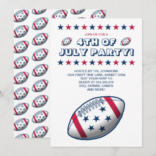 Invitation Football 4 juillet