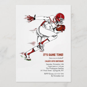 Invitation Football Américain