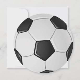 Invitation Football américain de soccer ou d'association
