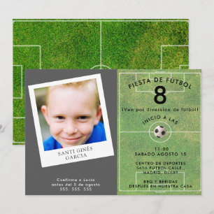 Invitation Football Amusant pour Enfants, Photo
