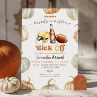 Football de citrouille pour lancer la douche de co