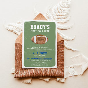 Invitation Football de première année   1er anniversaire