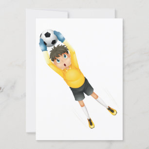 Invitation Football Goalie