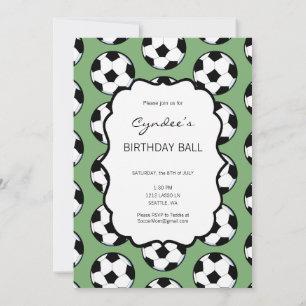 Invitation Football KiniArt