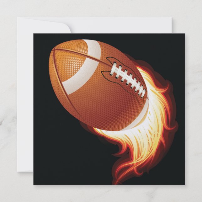 Invitation Football Party (Devant)