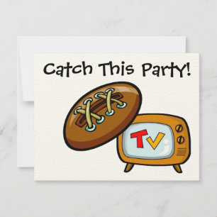 Invitation Football Party par SRF