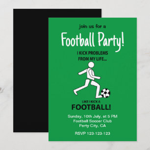 Invitation Football Sports de football Party de football