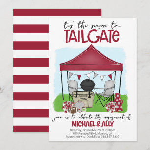 Invitation Football Tailgate Fiançailles changement à N'IMPOR