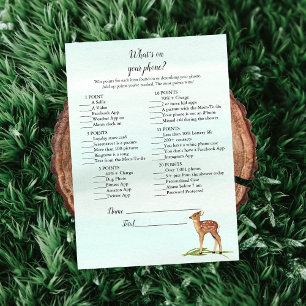 Invitation Forest Adventure What's On Your Phone Deers Game