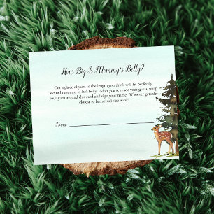 Invitation Forêt Aventure Mommy's Belly Size Deers Jeu