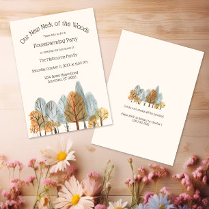 Invitation Forêt d'automne Nouveau cou de la forêt