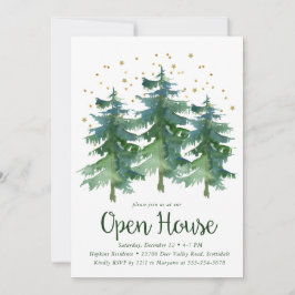Invitation Forêt d'hiver Open House