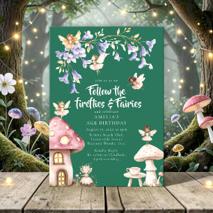 Invitation Forêt Enchantée des Lucioles et des Fées