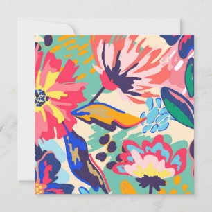 Invitation Forêt et rose