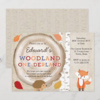Forêt ONE derland Woodland Créatures 1er anniversa