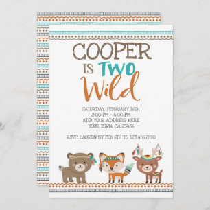 Invitation Forêt Tribal