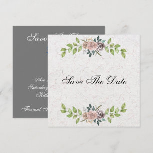 Invitation Forever - Deux Coeurs - Un Amour Sauver La Date