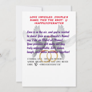 Invitation Forever Unveiled : Le Mariage Bliss de [Nom du cou