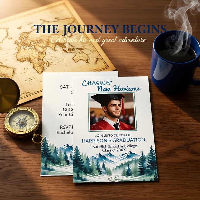 Invitation Forge Your Own Path Adventure Grad Party (Créateur téléchargé)