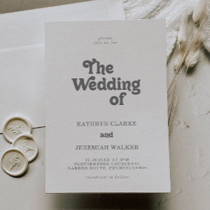 Invitation Formel Simple Le Mariage De