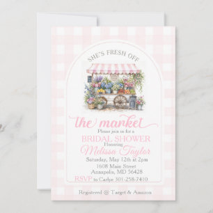 Invitation Fraîchement arrivée sur le marché Mariage de mar