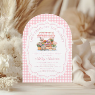 Invitation Fraîchement De La Fête des mariées De Marché Des A