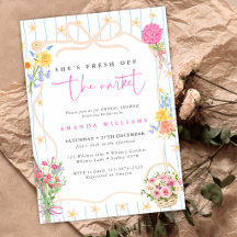 Fraîchement du Marché Floral Bridal Shower 