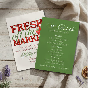 Invitation Fraîchement sur le Marché – Moderne et Personnalis