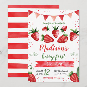Invitation fraise