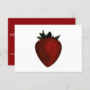 Invitation fraise