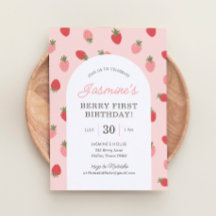 Fraise 1er fête d'anniversaire