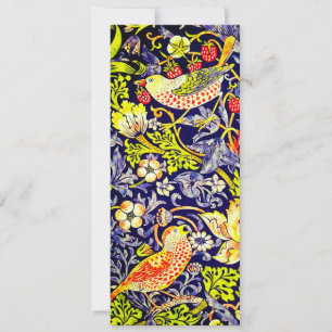 Invitation Fraise Thief Oiseaux William Morris