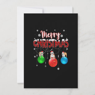 Invitation Français Bulldog Joyeux Noël mignon léopard plaid