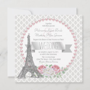 Invitation France Pays Paris Mariage