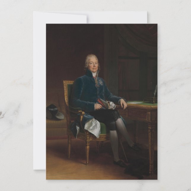 Invitation François Gérard - Charles Maurice de Talleyrand Pé (Devant)