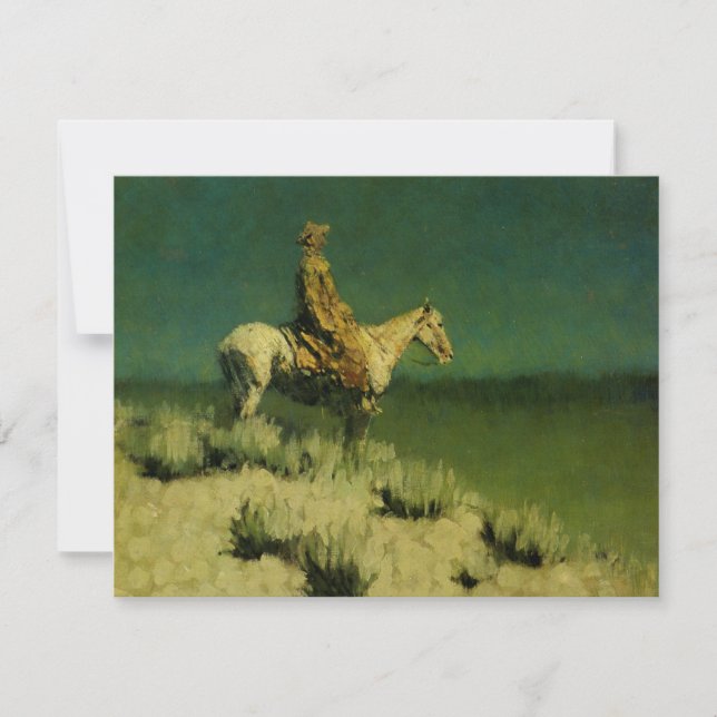 Invitation Frederic Remington's The Night Herder (vers 1908) (Devant)